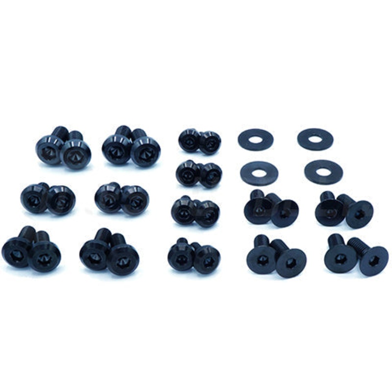 Dress Up Bolts Titanium Hardware Door Kit (BMW-021-Ti)