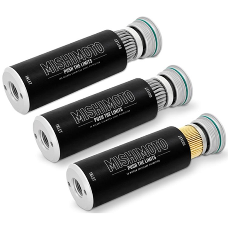 Mishimoto High-Performance -10AN Slim Fuel Filter (MMFF-SL)