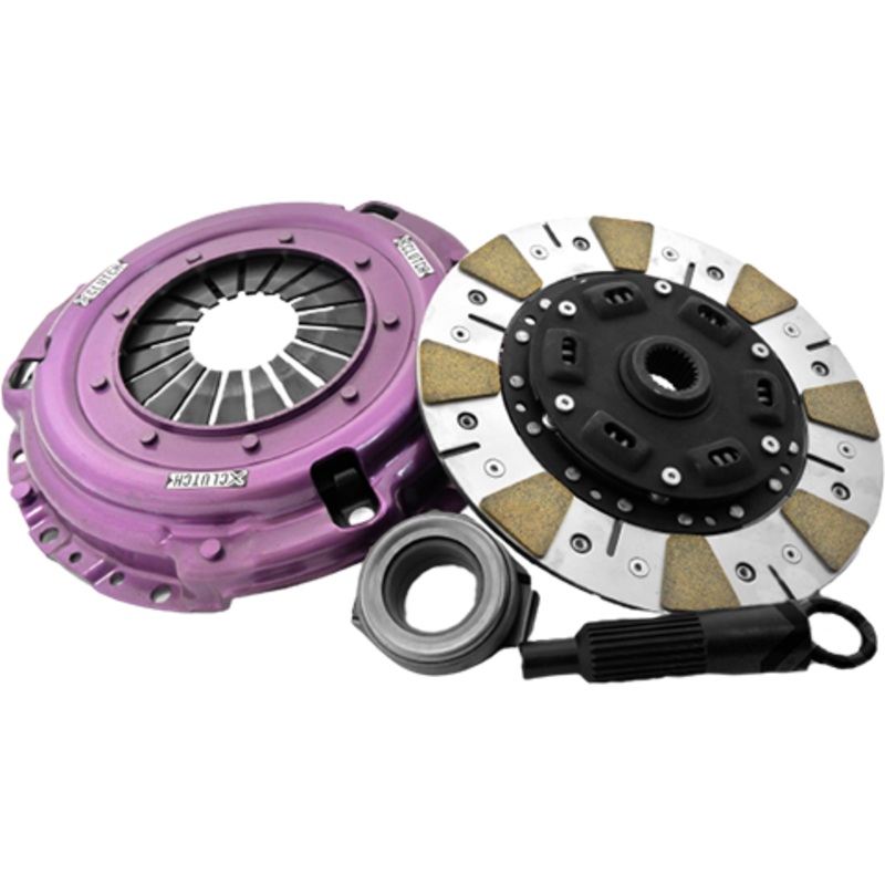 XClutch Stage 2 Single Cushioned Ceramic Clutch Kit | 1999-2000 Honda Civic 1.6L B16A2 (XKHN22007-1C)