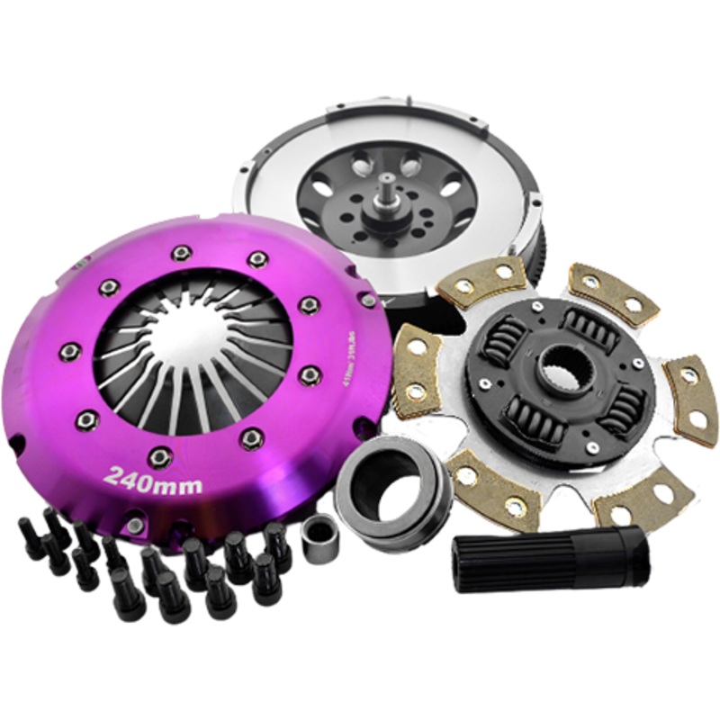 XClutch Stage 2R Ceramic Race Disc Clutch Kit with Flywheel | 2008-2010 BMW 135i (XKBM24565-1R)