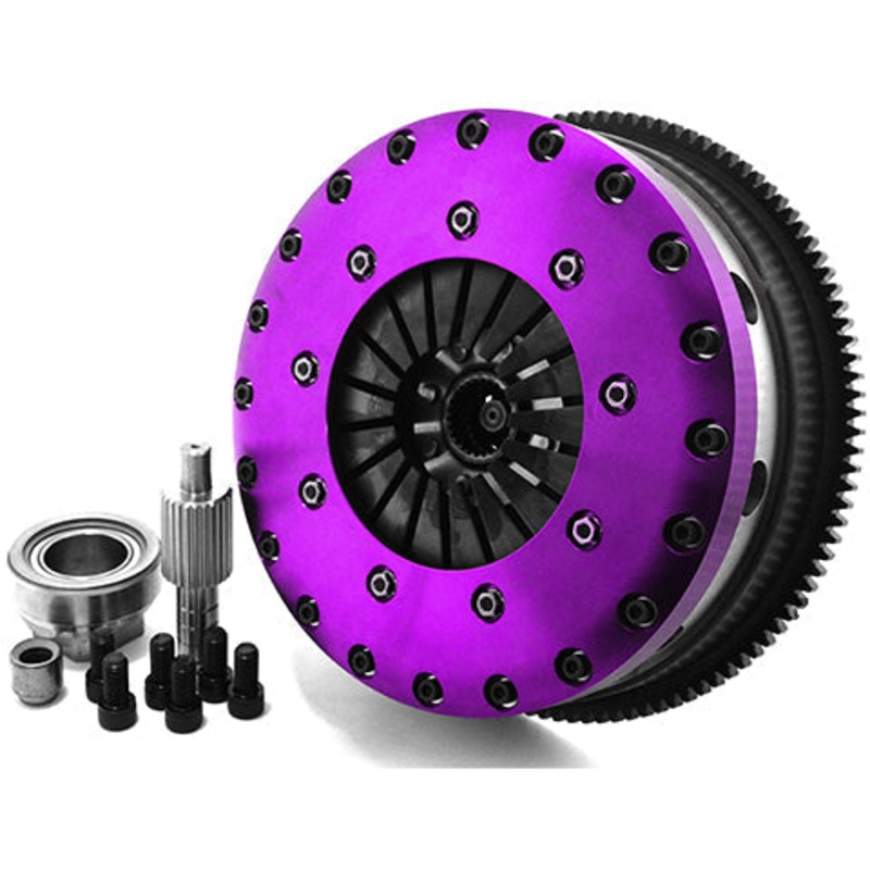 XClutch Twin-Disc Solid Organic Clutch Kit with Flywheel | 2009-2016 BMW Z4, 2007-2010 BMW 335i, and 2008-2010 BMW 135i (XKBM23594-2G)