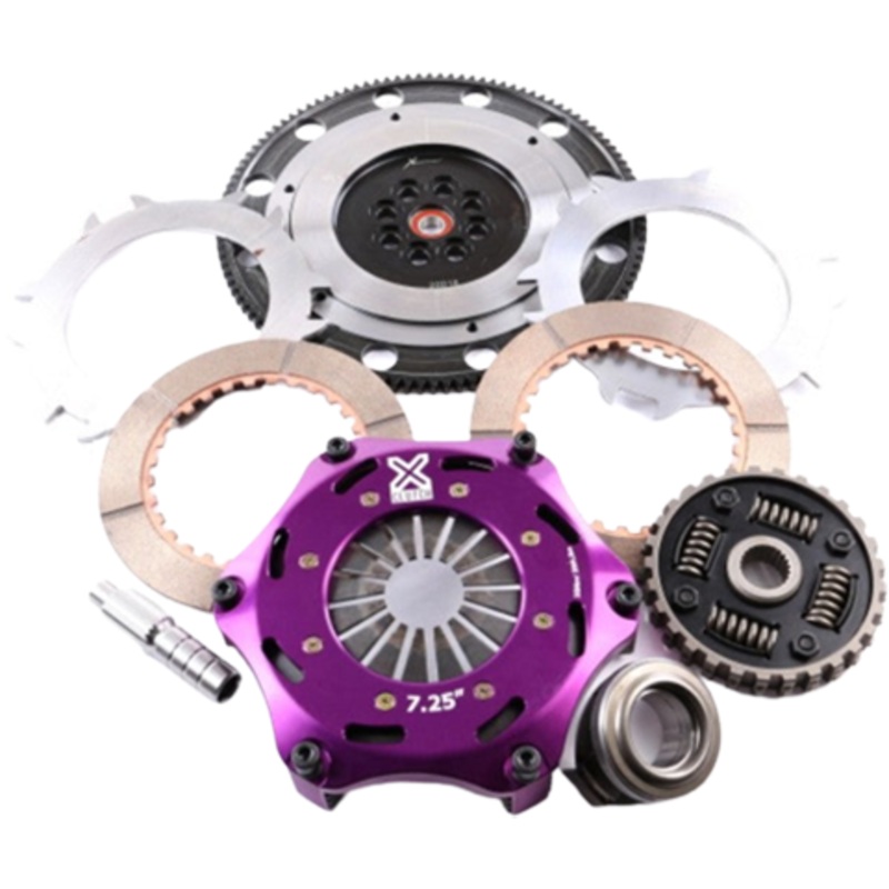 XClutch Twin Sprung Ceramic Clutch Kit | 1994-2001 Acura Integra, 1999-2000 Honda Civic, and 1996-1997 Honda Del Sol (XKHN18522-2B)