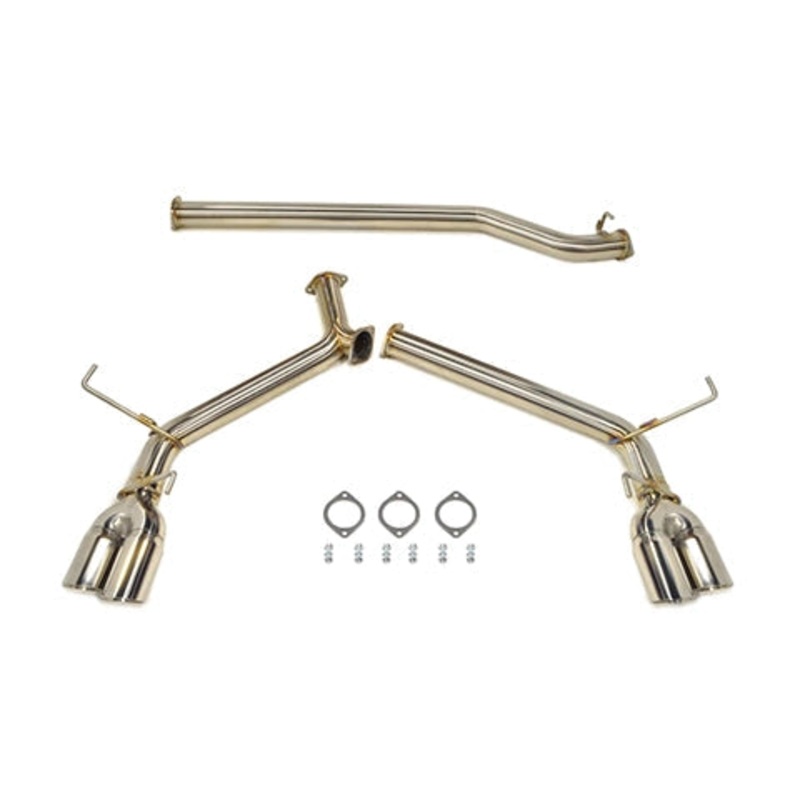 STM Stainless Dual Exit Catback Exhaust | 2022+ Subaru WRX (STM-VBWRX-EXDE-SS)