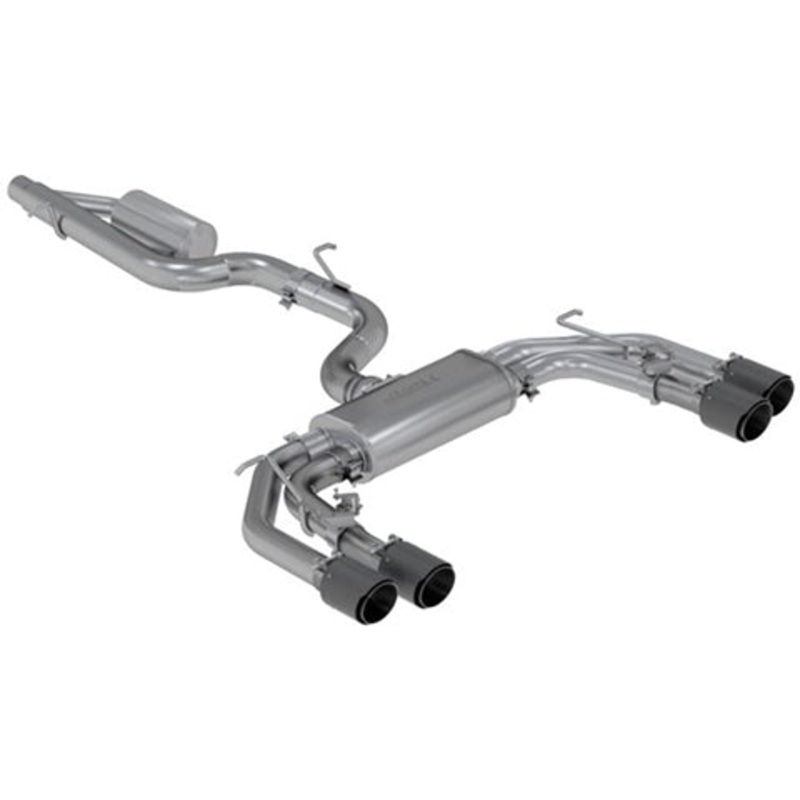 MBRP Active Quad-Tip Exhaust | 2015-2020 Audi S3 (S46043CF)