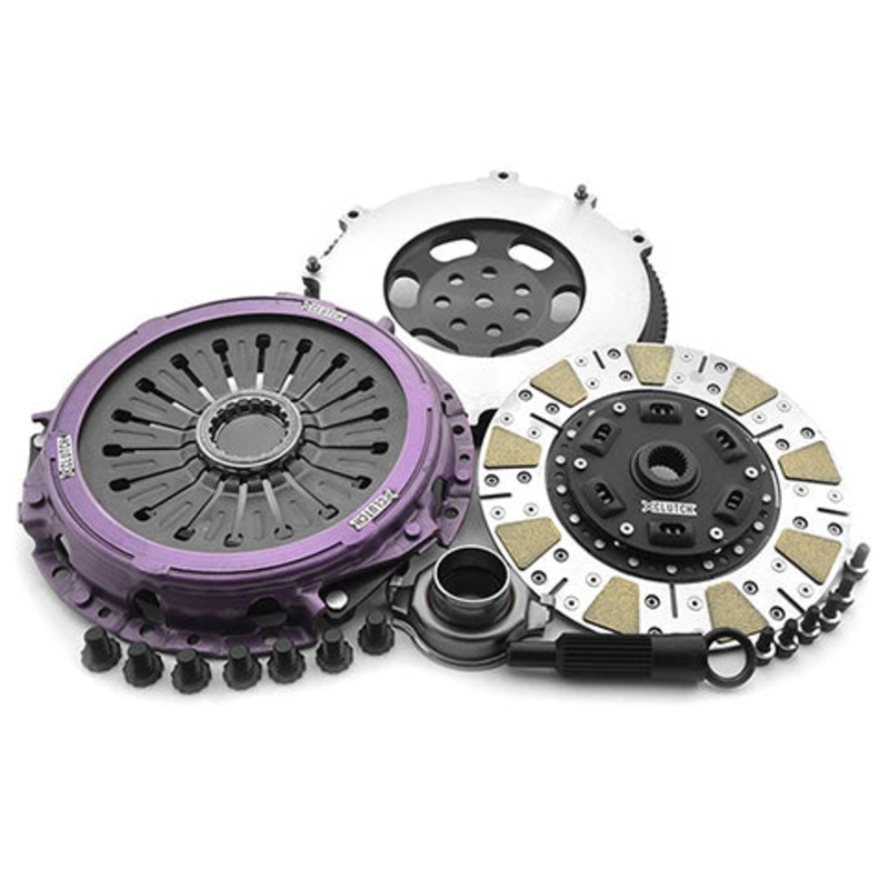 XClutch Stage 2 Cushioned Ceramic Clutch Kit | 1997-2000 Mitsubishi Lancer Evo 4/5/6 (XKMI24522-1C)