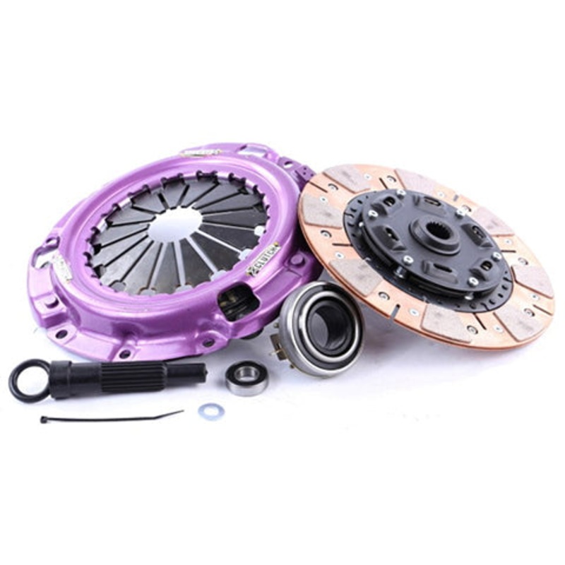 XClutch Stage 2 Single Cushioned Ceramic Clutch Kit | 1990-1999 Mitsubishi Eclipse/Eagle Talon/Plymouth Laser, 1994-1996 Mitsubishi Evo 2, and 1991-1999 Mitsubishi 3000GT/Dodge Stealth (XKMI23014-1C)