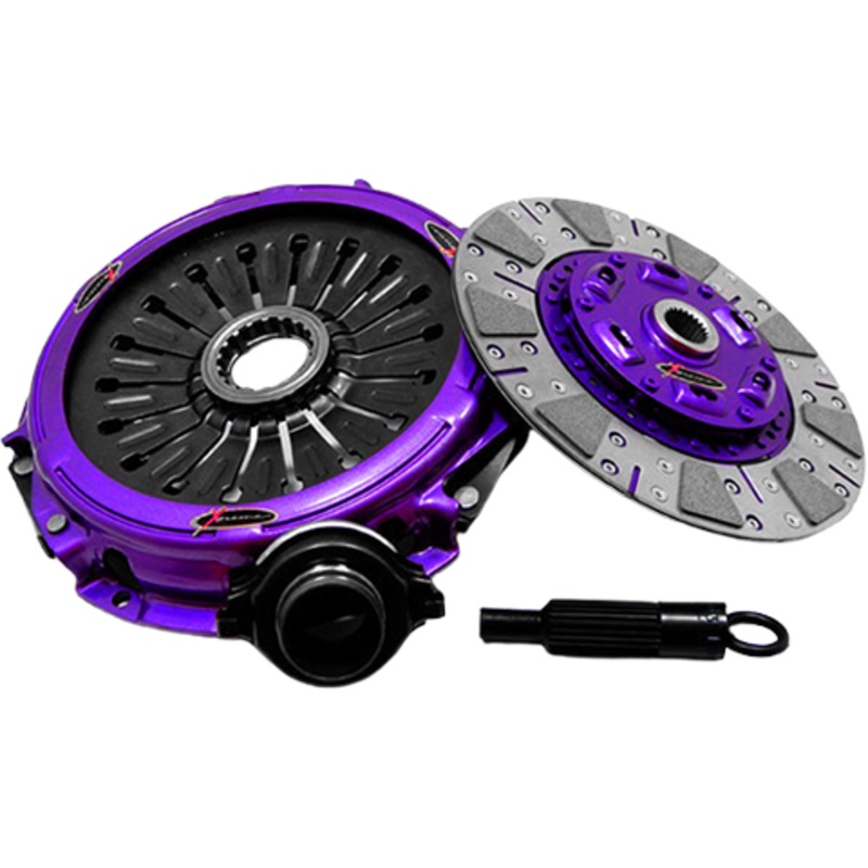 XClutch Stage 2 Single Cushioned Ceramic Clutch Kit | 2003-2006 Mitsubishi Evo 8/9 (XKMI24010-1C)