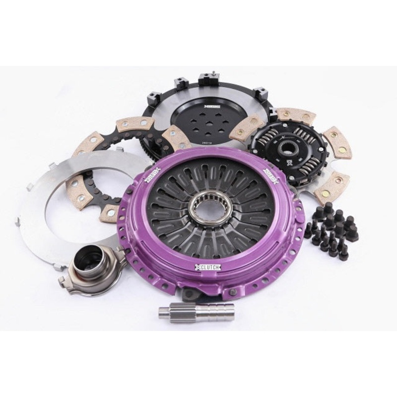 XClutch Stage 5 Twin Sprung Ceramic Clutch Kit | 1996-2006 Mitsubishi Evo 4-9 (XKMI23522-2B)
