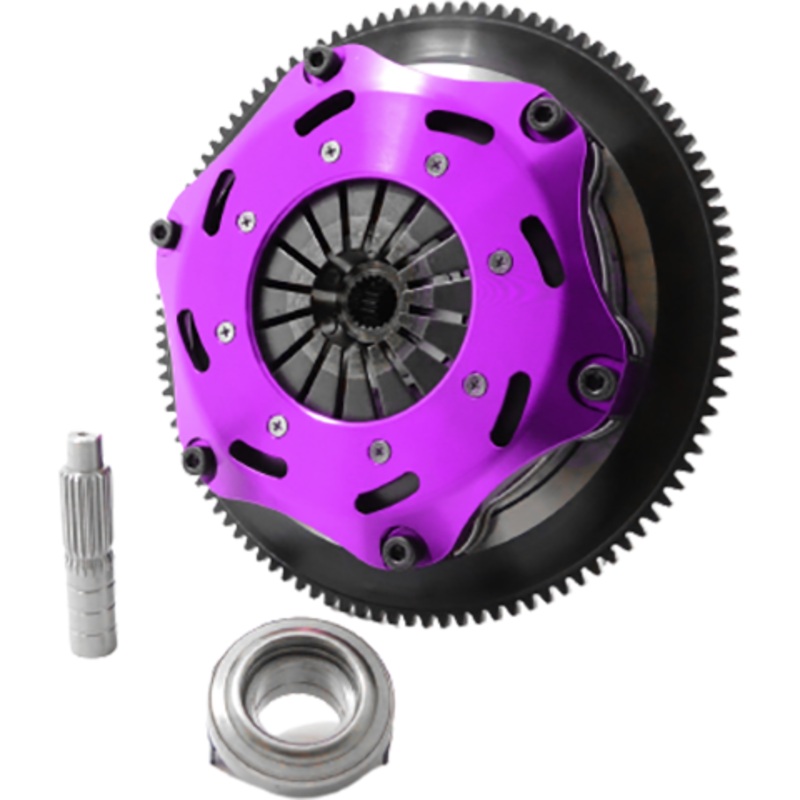 XClutch Twin Solid Ceramic Clutch Kit | 1990-1992 Eagle Talon, 1994-1996 Mitsubishi Evo 2/3/4, and 1992-1999 Mitsubishi Eclipse (XKMI18525-2E)