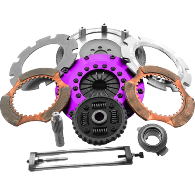 XClutch Twin Sprung Ceramic Clutch Kit | 2008-2015 Mitsubishi Evo X (XKMI20523-2B)