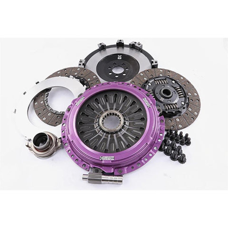 XClutch Twin Sprung Organic Clutch Kit | 2008-2015 Mitsubishi Evo X (XKMI23523-2A)