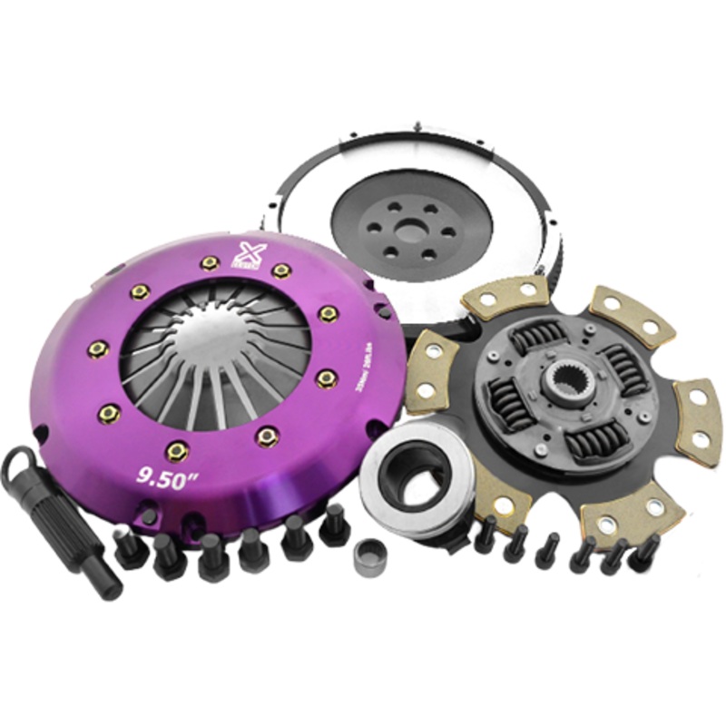 XClutch Stage 2R Ceramic Race Disc Clutch Kit | 2006-2007 Mazda 6 Mazdaspeed and 2007-2013 Mazda 3 Mazdaspeed (XKMZ24530-1R)