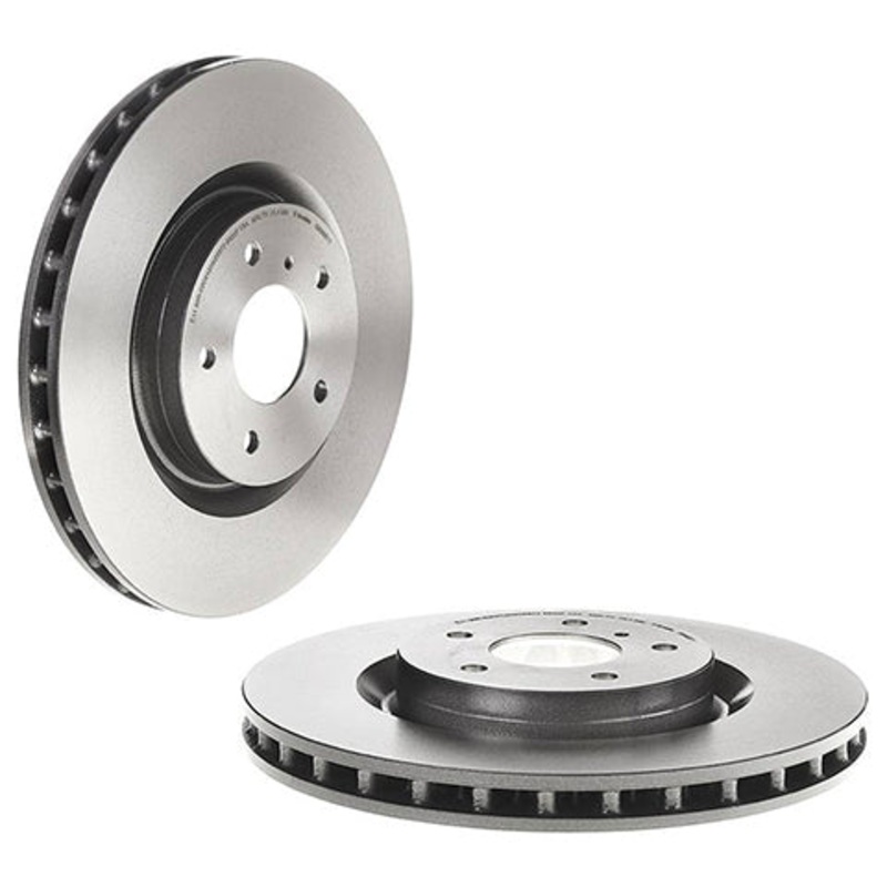 Brembo OEM Equivalent Front Brake Rotor | 2003-2004 Infiniti G35 and 2003-2009 Nissan 350Z (09.8485.11)