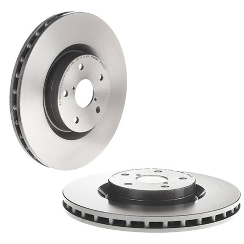 Brembo OEM Equivalent Front Brake Rotor | 2005-2017 Subaru WRX STI (09.7812.21)