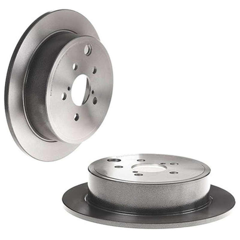 Brembo OEM Equivalent Rear Brake Rotor | 2003-2004 Infiniti G35 and 2003-2009 Nissan 350Z (09.7356.21)