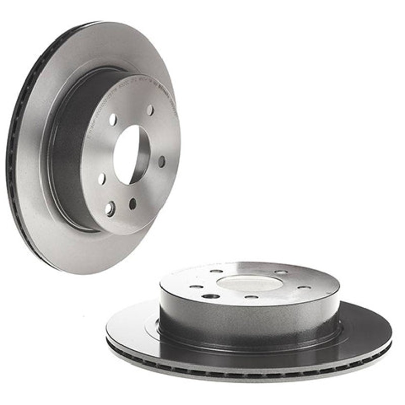 Brembo OEM Equivalent Rear Brake Rotor | 2003-2005 Nissan 350Z/Infiniti G35, and 2014-2017 Nissan Juke (09.8969.21)