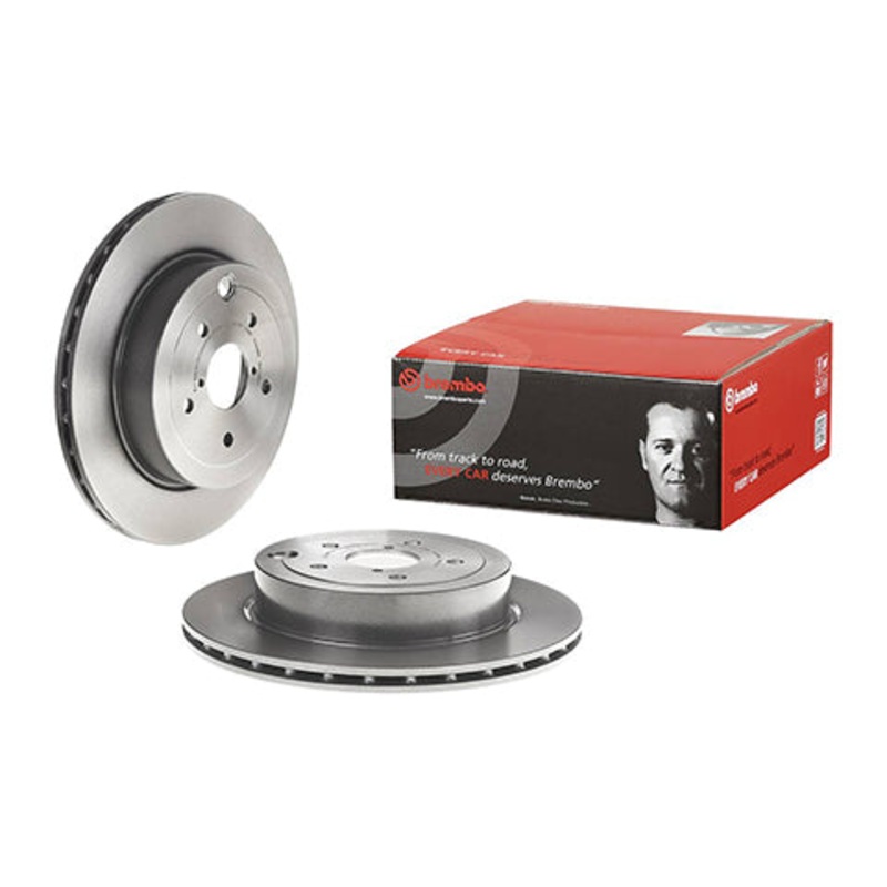 Brembo OEM Equivalent Rear Brake Rotor | 2007-2008 Infiniti G35, and 2008-2013 Infiniti G37 (09.A198.11)