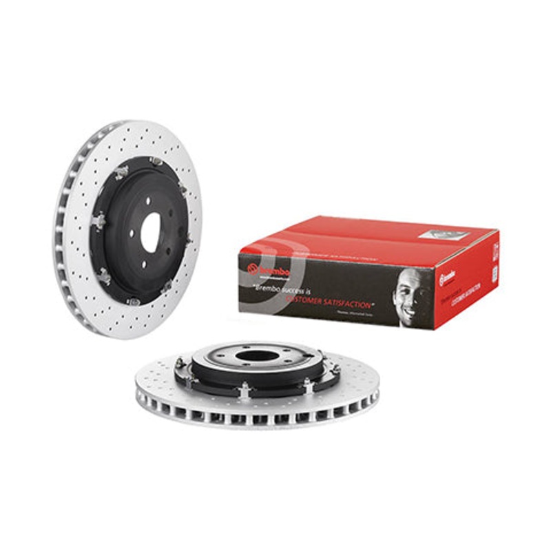 Brembo OEM Equivalent Rear Brake Rotor | 2009-2019 Nissan GT-R (09.A190.13)