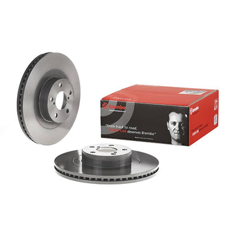 Brembo OEM Front Brake Rotor | 2008-2014 Subaru WRX, 2017-2020 Toyota 86, and 2013-2018 Subaru BRZ (09.A921.11)