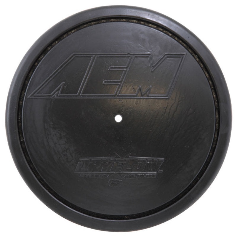 AEM Dryflow Round Tapered Air Filter 6in Base OD x 5.25in Top OD x 7in H (21-2147D-HK)