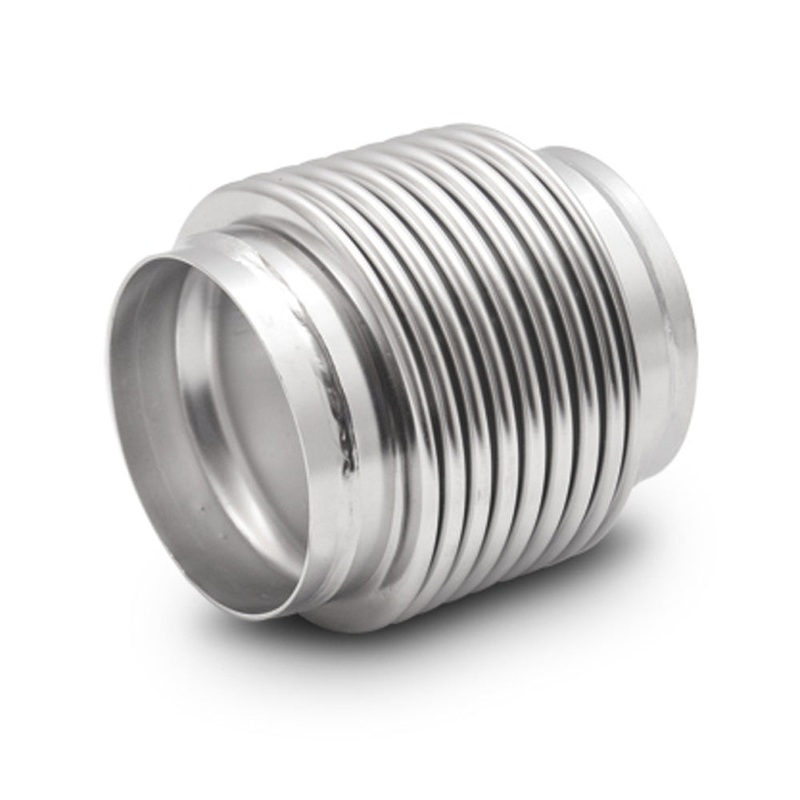 Vibrant Stainless Steel Bellow Assembly w/ Solid Liner - 3.5in ID x 4in overall Length - Electro Polished (68935)