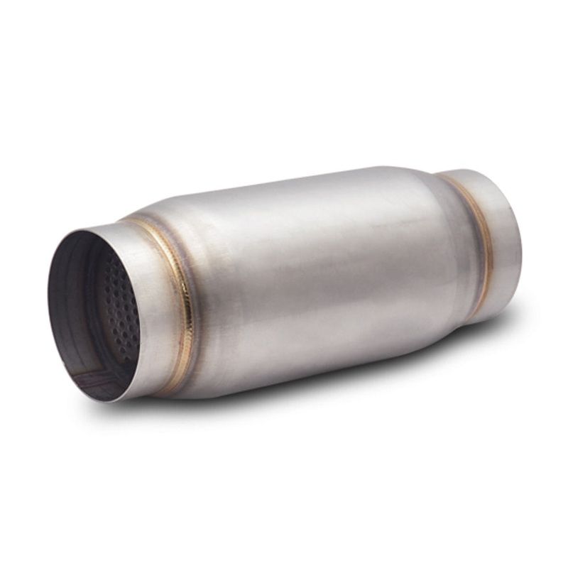 Vibrant Stainless Steel Race Muffler - 3.5in inlet/outlet x 9in long (1796)