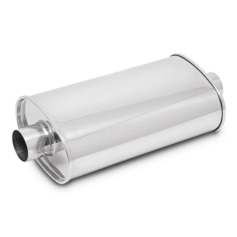 Vibrant StreetPower Oval Muffler - 5in x 9in x 15in long Muff body 3.5in in I.D. x 3.5in out Center-Center (1135)