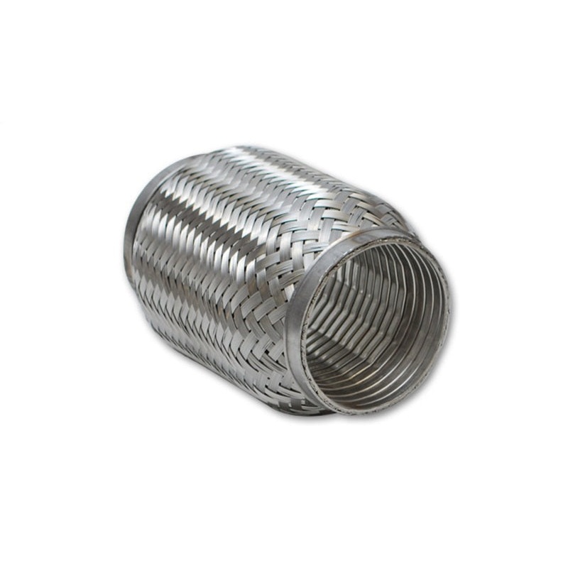 Vibrant SS Turbo FLEX Coupling with Interlock Liner 2.25in inlet/outlet x 4in long (60704)