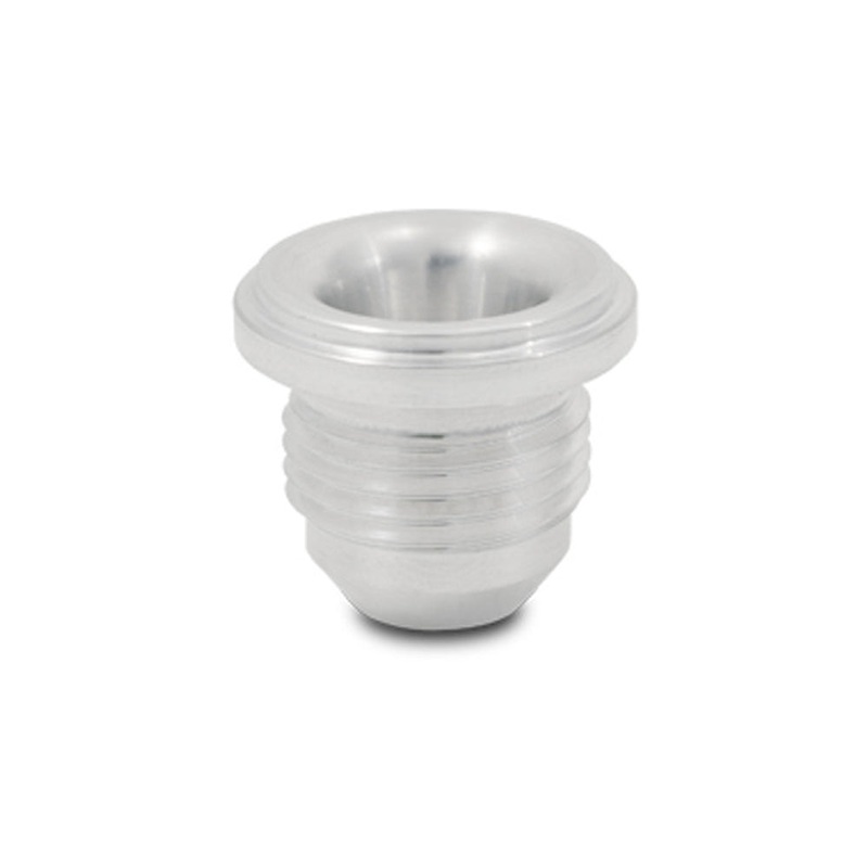 Vibrant -12 AN Male Weld Bung - 1-3/8in Flange OD - Aluminum (11154)
