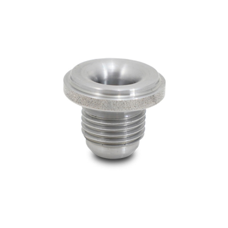 Vibrant -16 AN Male Weld Bung - 1-5/8in Flange OD - Mild Steel (11255)
