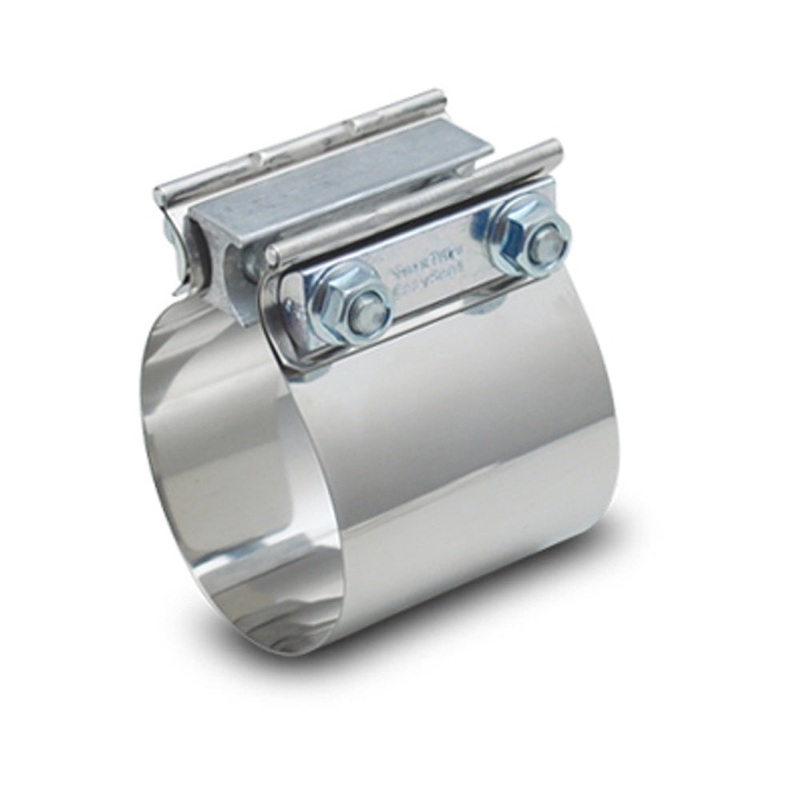 Vibrant Easy Seal SS Exhaust Sleeve Butt Joint Clamp for 4in O.D. Tubing also 4in Nominal Oval Tubing (1178)
