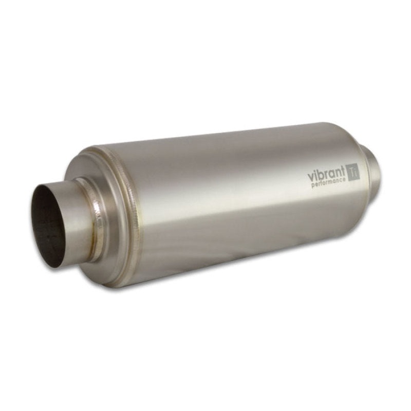 Vibrant Titanium Resonator - 3in. Inlet / 3in. Outlet x 16in. Long (17532)