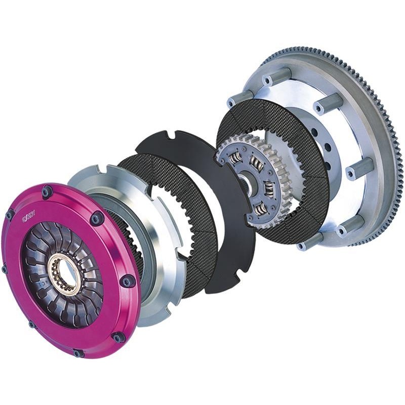 Exedy Hyper Single Carbon-R Clutch Rigid Disc Push Type Cover | 1989-1993 Nissan Skyline GTR L6 (NH03SBMC)