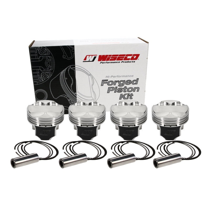 Wiseco 4V DOMED +5.9cc - 6533M815 Piston Shelf Stock Kit | 1988-1991 Toyota Corolla GTS ,1985-1989 Toyota MR2 GT, 1988-1989 Toyota MR2 Super Charged (K533M82)
