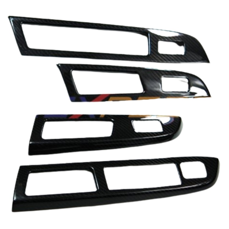 Rexpeed OE Style Dry Carbon Window Switch Panel Cover Trim Kit | 2015-2017 Subaru WRX (G57)