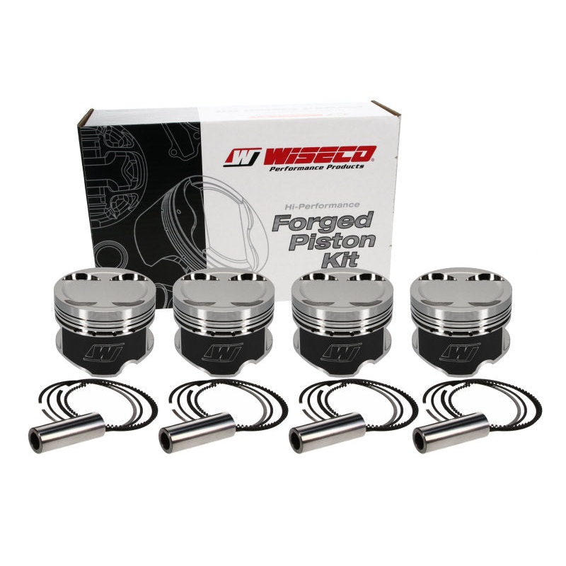 Wiseco 4v Dished -6cc Turbo 86mm Piston Kit | Multiple Toyota Fitments (K615M86AP)