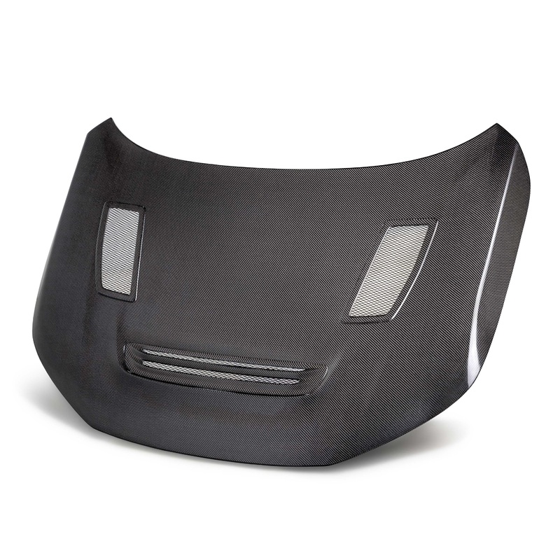 Seibon GT-Style Double Sided Carbon Fiber Hood | 2023+ Honda Civic Type R (HD23HDCVR-GT-DS)