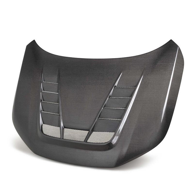 Seibon TV-Style Double Sided Carbon Fiber Hood | 2023+ Honda Civic Type R (HD23HDCVR-TV-DS)